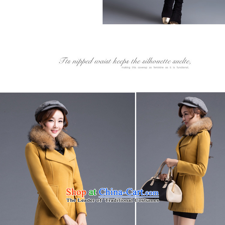 Gross? 2015 autumn and winter coats female new woolen coats in long? 
